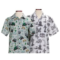 Custom logo cotton short sleeve unisex camp shirt.... from ASI 98085 Wolfmark