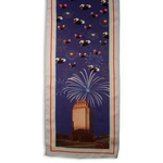 Custom Logo Four Color Process Ladies Polyester Scarf