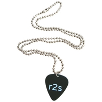 Guitar pick with 24" ball chain necklace.... from ASI 61241 ZZ OLD/Drop -...