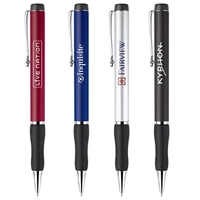 Aluminum ballpoint pen with chrome plated accents.... from ASI 31517 Admart...