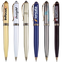 Twist action ballpoint pen with brass construction barrel.... from ASI 31517...