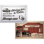 Full Color Dash Plaques (Sized between 3 and 6 sq. in.)