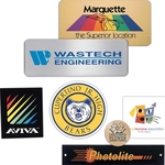 Metal Plates & Signage: 20-25 sq. in.