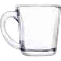 Glass coffee mug, 13.5 oz. Gift box and paper wrap included.... from ASI...