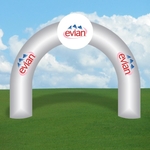 Arch Inflatable- Curved With Painted Logo