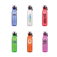 Sports bottle with plastic carabiner and pop top lid!... from ASI 34800...
