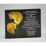 4.5" x 6" - Clear Acrylic Invitations