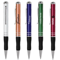 Aluminum twist-action ballpoint pen with a lacquer finish.... from ASI 31517...