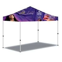 10x10 Full Color Vinyl Pop Up Portable Outdoor Canopy Tent