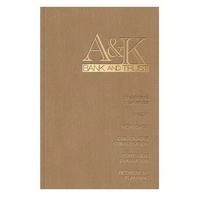 5.5" x 8.5" perfect-bound seminar pad with textured linen front cover,......