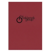 7" x 10" perfect-bound ValueLine meeting book with foil imprint and... from...