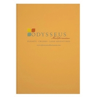 7" x 10" ShimmerFlex perfect-bound medium notebook w/ jewel-tone colors,......