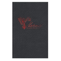 5.5" x 8.5" IndustrialMetallic - perfect-bound seminar pad, mesh or carbon......