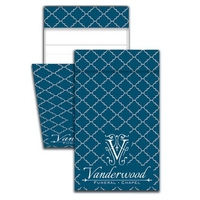 3" x 5" full-color top-bound note pad w/ extended paper cover... from ASI...