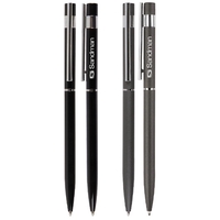 Slim twist metal pen with silver trim.... from ASI 42920 Busrel Inc