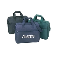 Poly Zippered Business Portfolio Bag