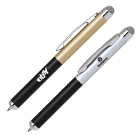 Mini stylus 2-in-1 aluminum pen with a soft-touch enhanced sensitivity...