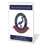 L Sign, 4" x 8" (flat size), Large