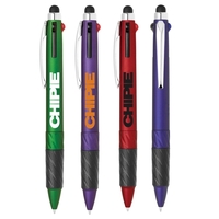 4 in 1 stylus pen with soft-touch stylus tip. Comes with... from ASI 40544...