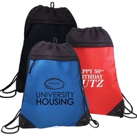 Micro Fiber Mesh Drawstring Backpack