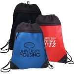 Micro Fiber Mesh Drawstring Backpack