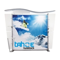 Large 10 foot graphic package tradeshow display.... from ASI 30442 Above &...