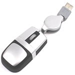 3D super mini optical USB mouse with retractable