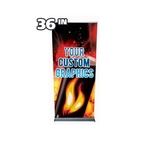 KingStep Retractable Banner 36inx72in Graphic