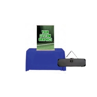 Retractable tabletop banner with 36" x 36" graphics.... from ASI 30442 Above...