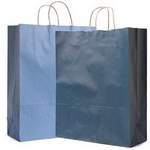 Pinstripe Matte Shopping Bags