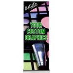 Step 33.5"wx80"h Retractable Banner with Graphic
