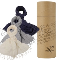 Scarf with fringes inserted in a recycled tube.... from ASI 42920 Busrel Inc