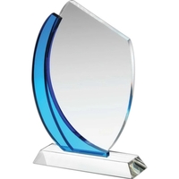 Clear & Blue Crystal Awards