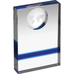 Clear & Blue Crystal Awards