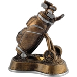 Golf bag & trolley resin award