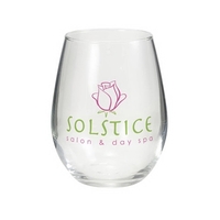11.75 ounce stemless wine glass. Item Dimensions: 3" Dia x 4"... from ASI...
