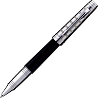 Deluxe black ball pen with silver trim.... from ASI 84833 Newell Custom...