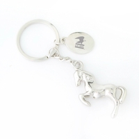 Miniature metal galloping horse keychain.... from ASI 31517 Admart Products /...
