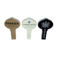 Acrylic tap handles for dispensing beer, wine and liquor with branding......
