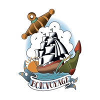 Vintage Ship Temporary Tattoo... from ASI 43530 California Tattoos