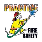 Practice Fire Safety Temporary Tattoo