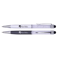 Metal ballpoint pen with stylus and customization.... from ASI 90859 Tempo...