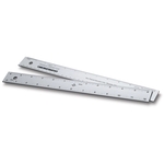 Straight Edge Ruler w/ Center Finding Back