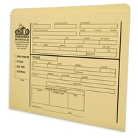 Portfolio file jacket, top tab is not reinforced sides are glued.... from ASI...