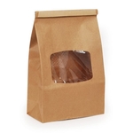 2 Lb. Window Tin Tie Bag (6" x 2 3/4" x 9 1/2")