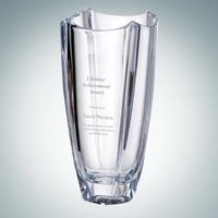 Colosseum vase made of molten crystal and measuring 9 3/4" x... from ASI...