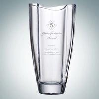 Smile vase made of molten crystal and available in several sizes.... from ASI...