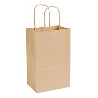 Eco Kraft Serrated Edge Shopping Bag