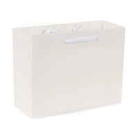 Kraft white tote 9" x 3.5" x 7" bag,... from ASI 92480 Uniflex / U F