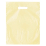 High density embossed die cut bag